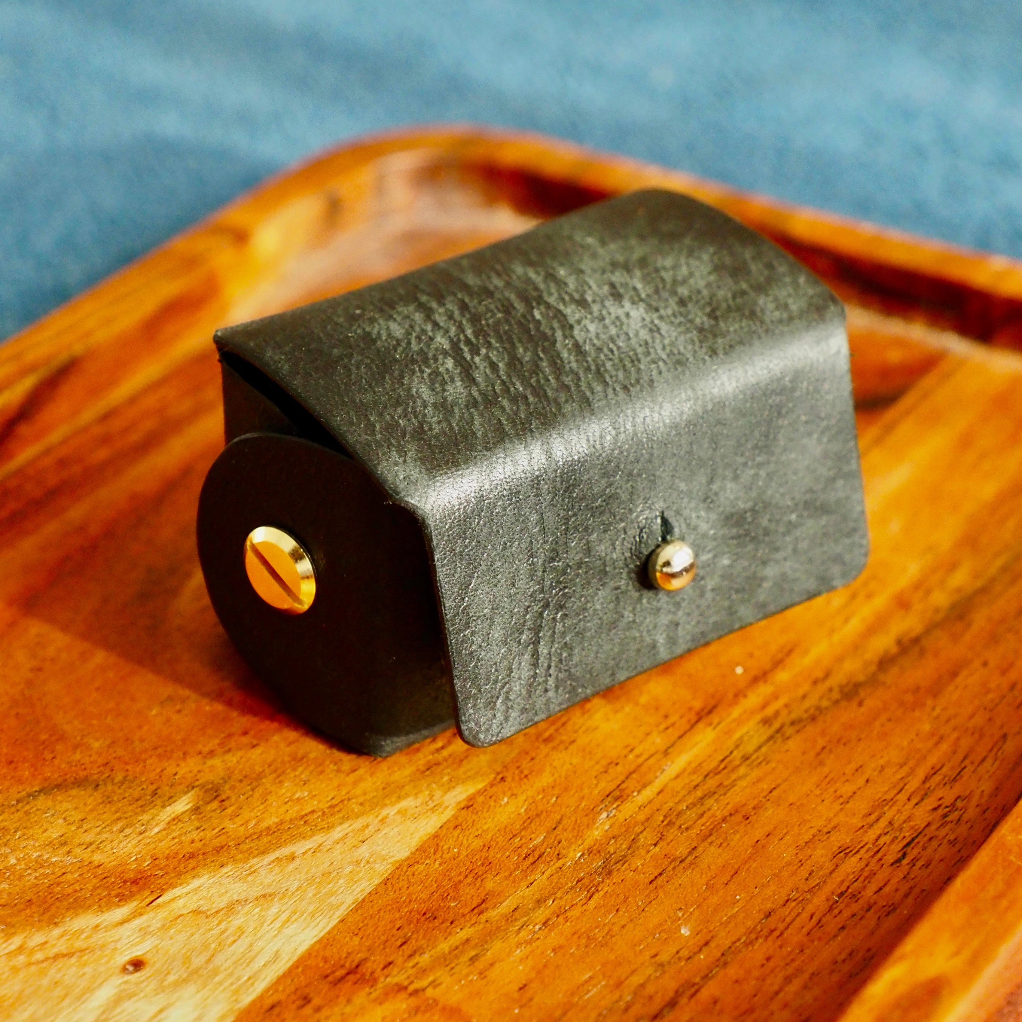 Bolsa De Anillo De Cuero