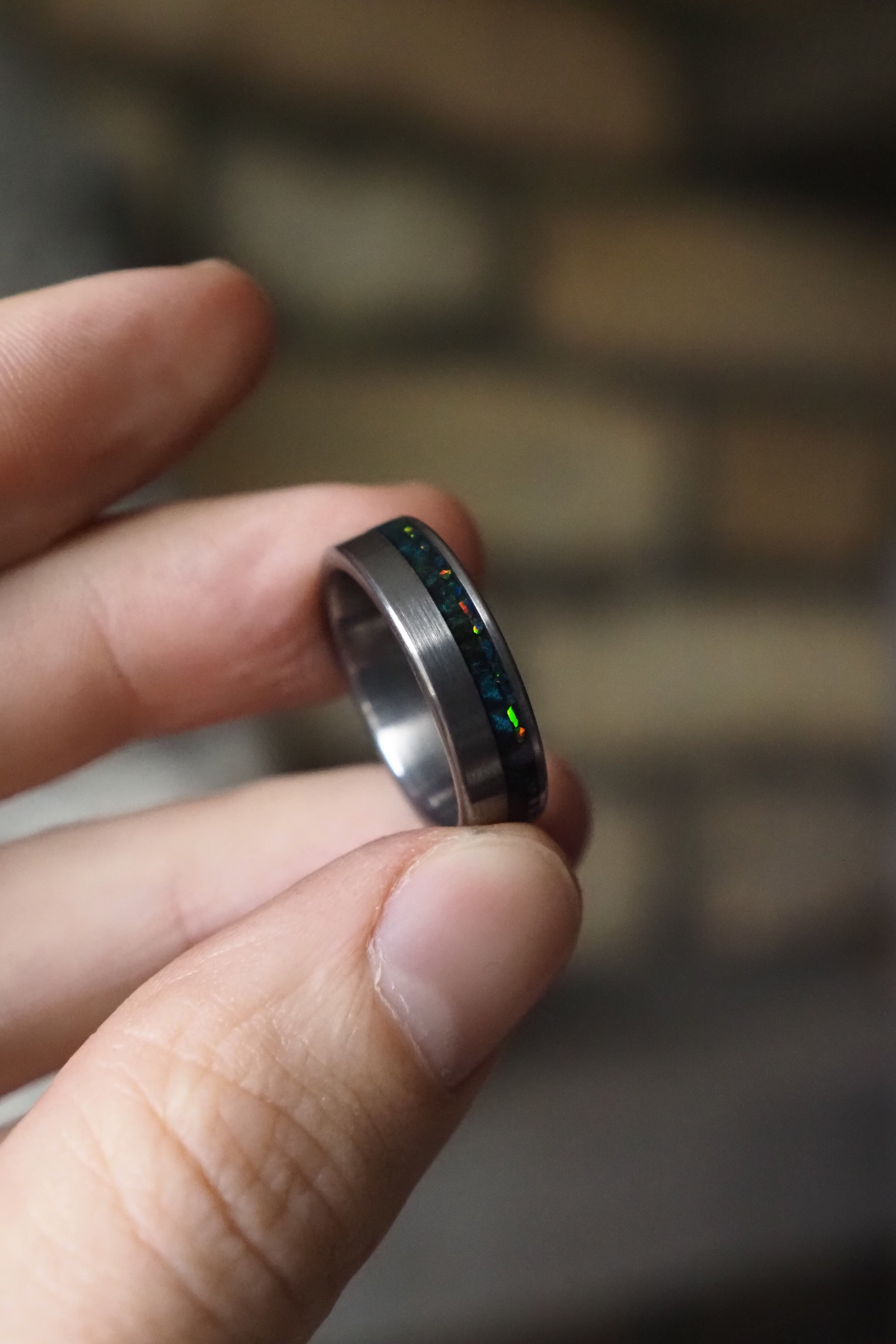 Birch + Offset Matte Tungsten & Opal