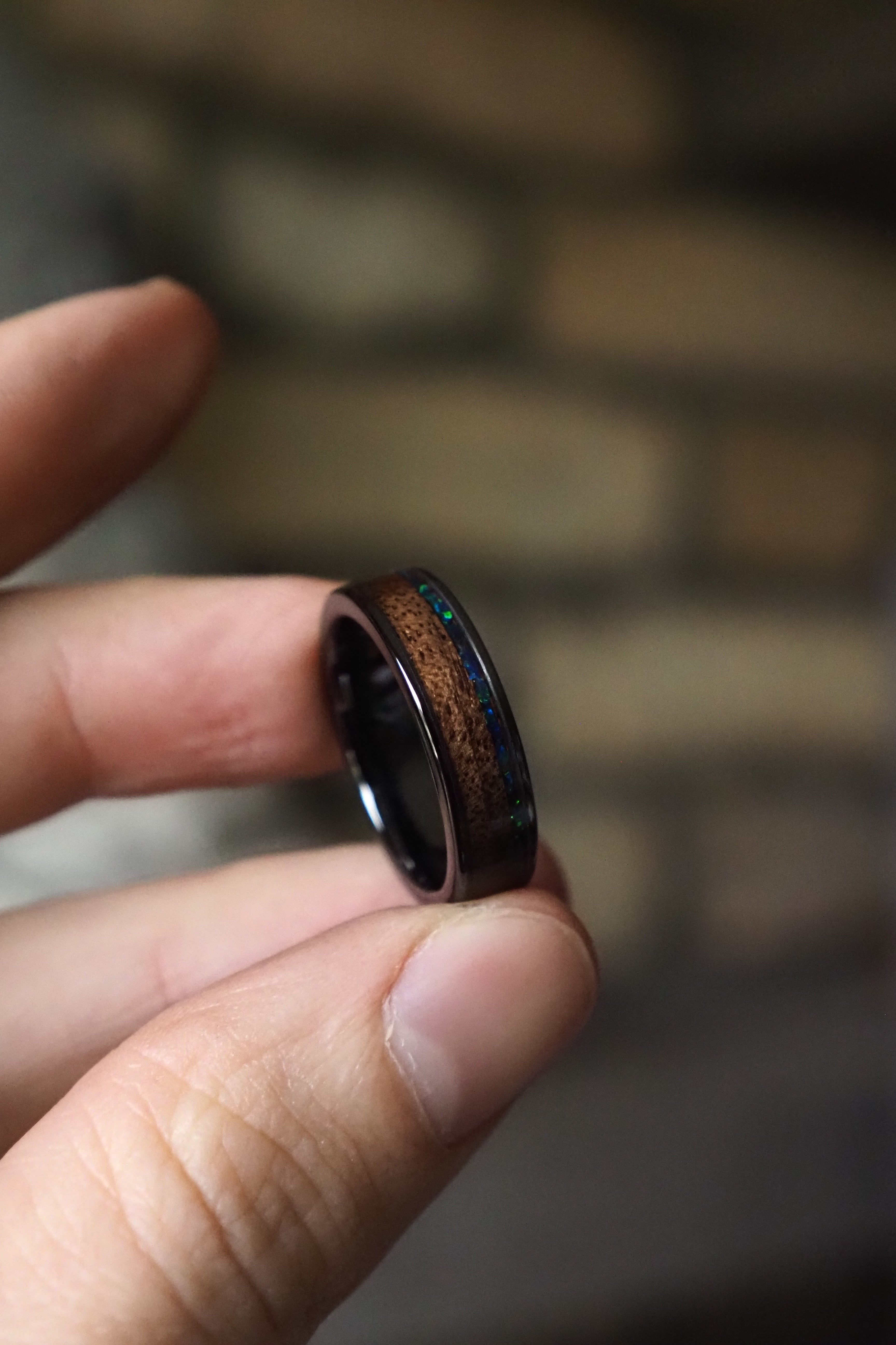 American Walnut + Ceramic & Bello Opal