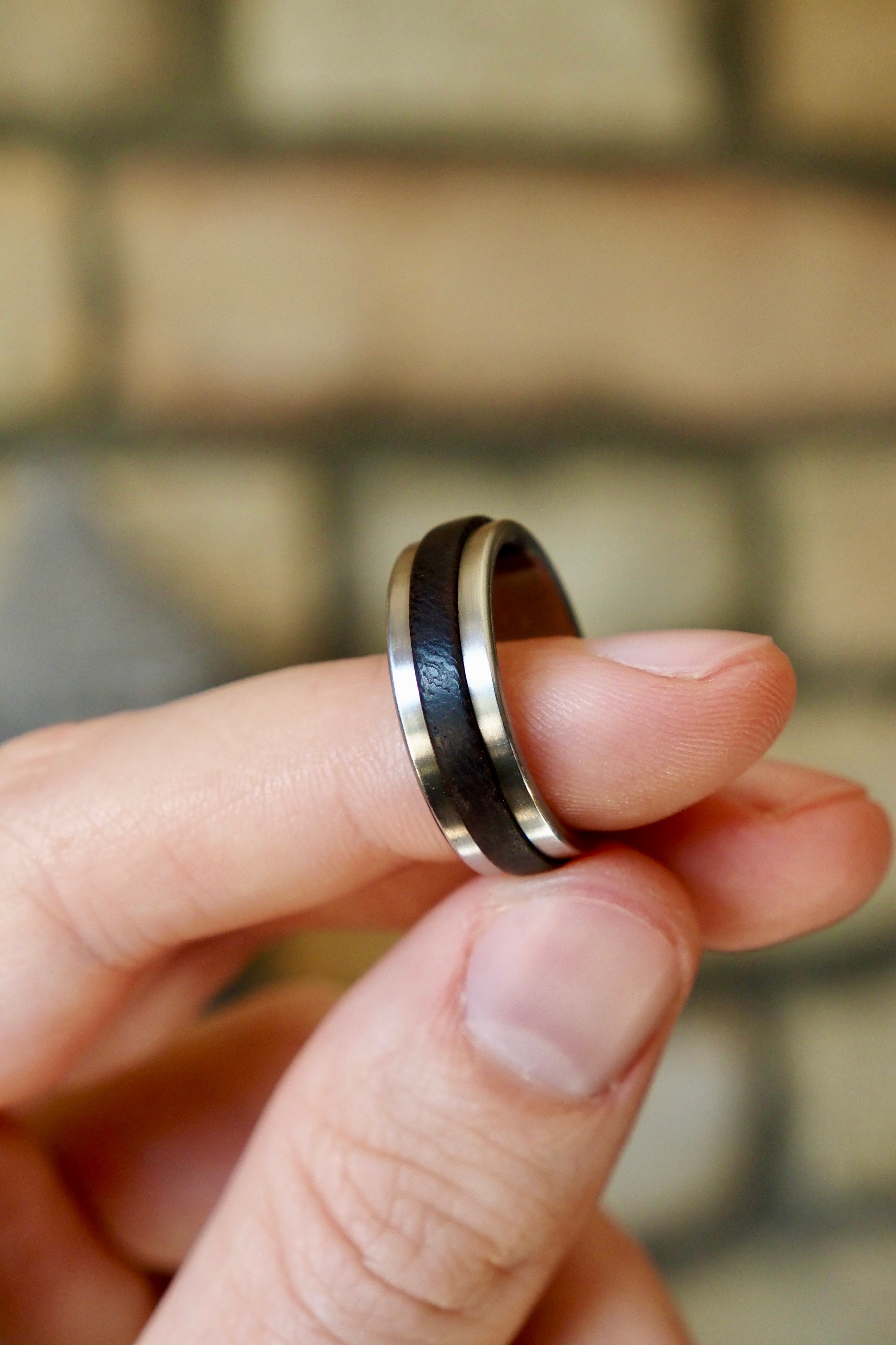 Wood Fidget Ring