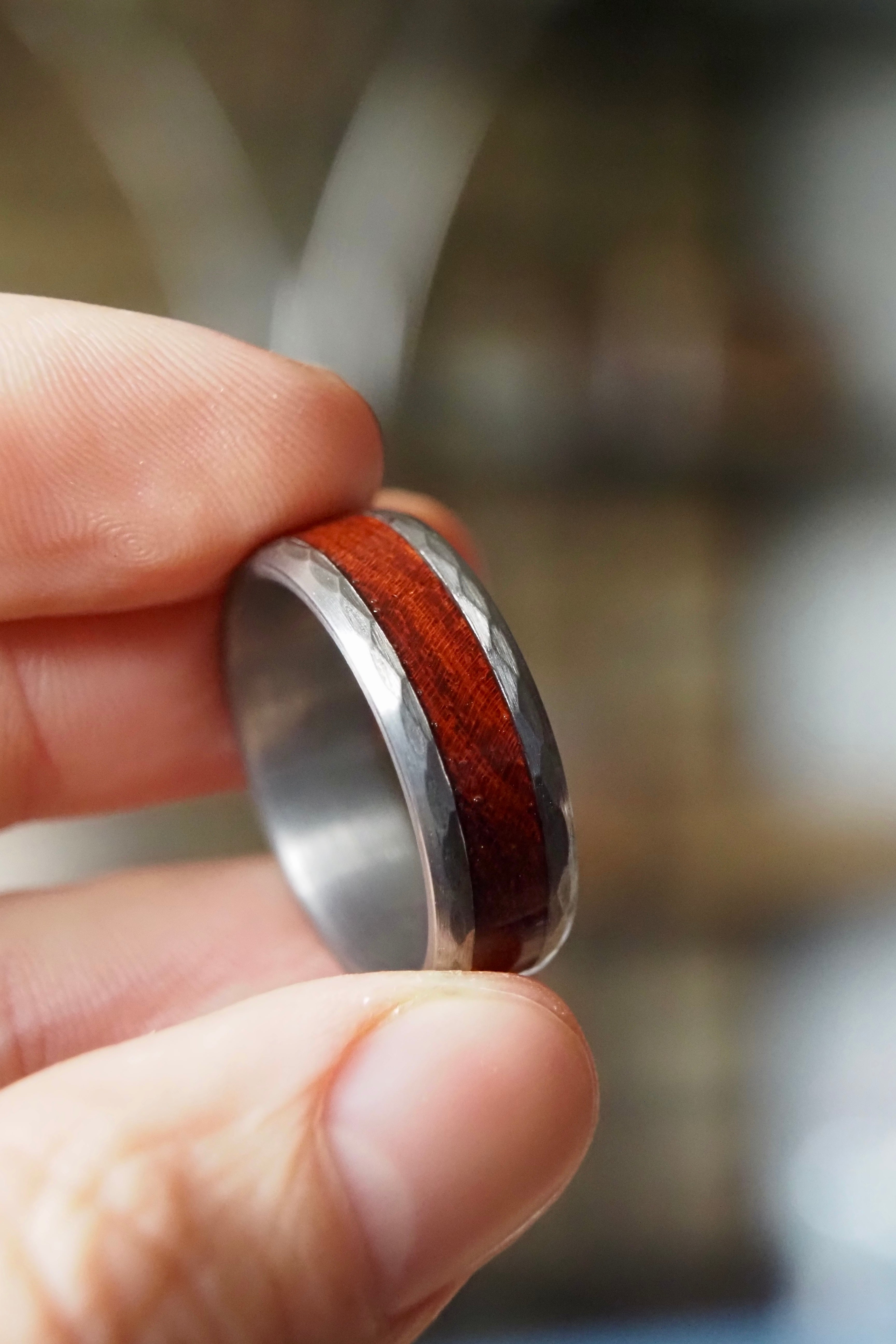 Bubinga + Faceted Tungsten