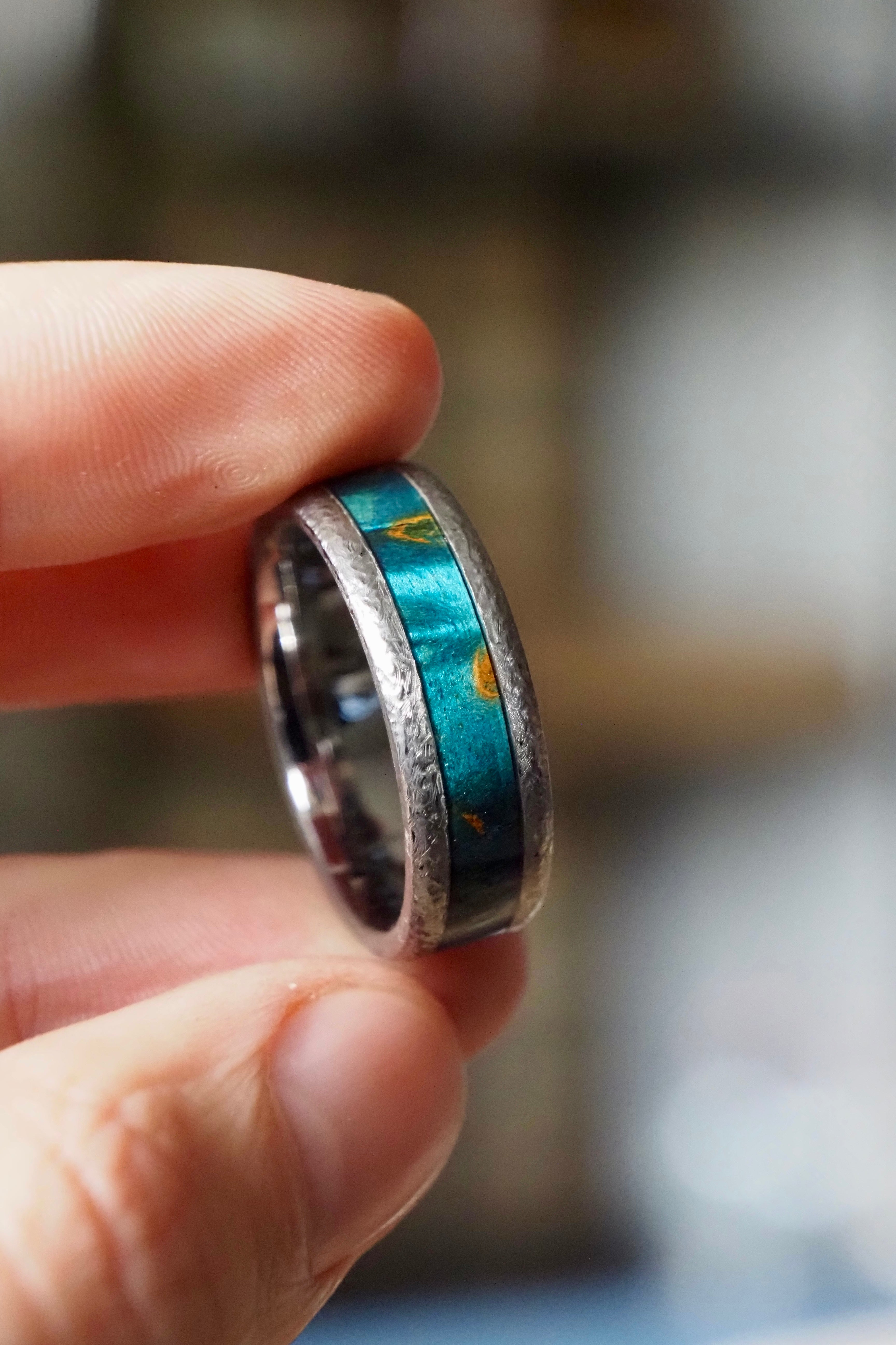 Birch + Patina Tungsten