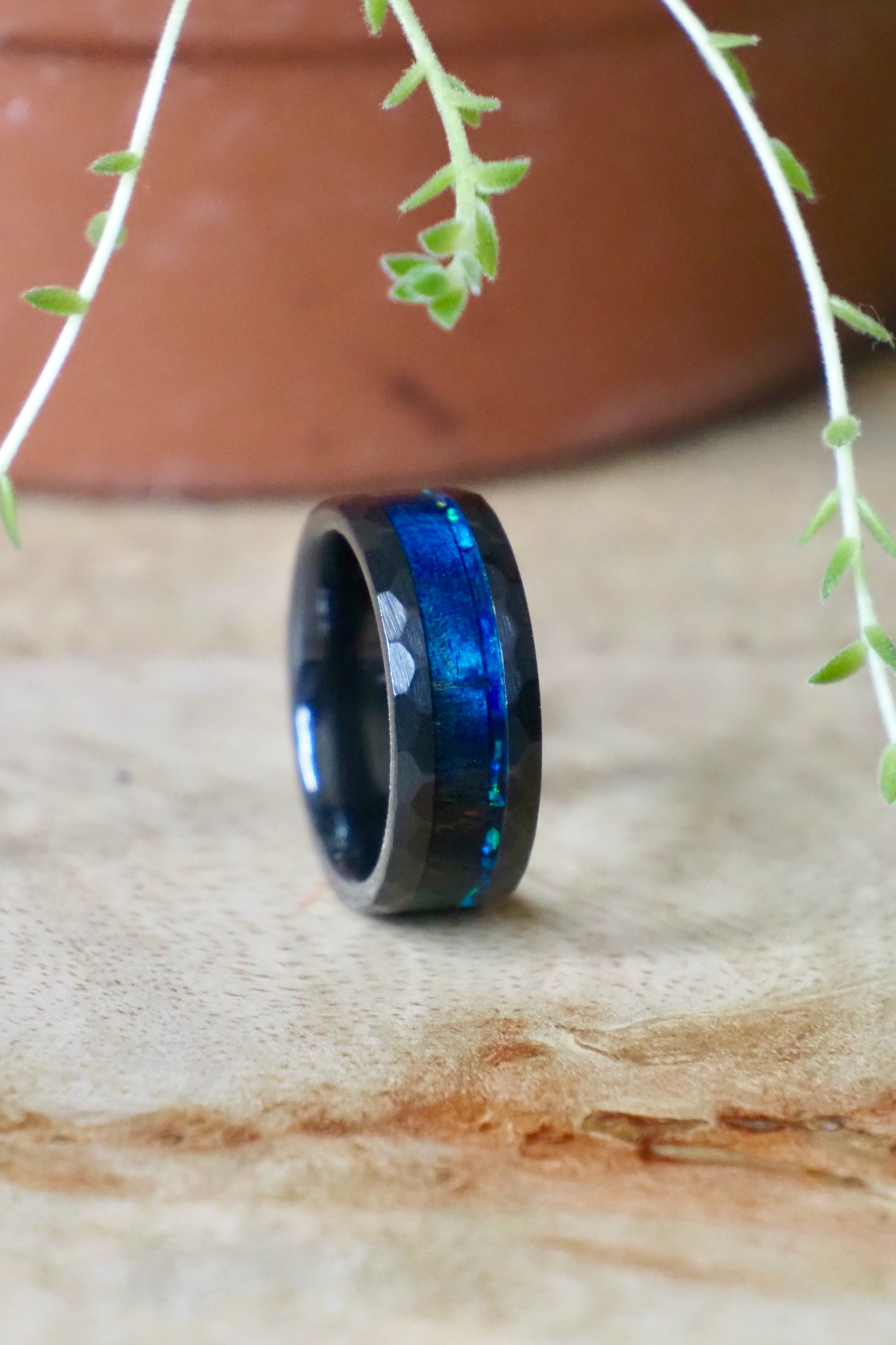 Birch + Faceted Ceramic & Bello Opal