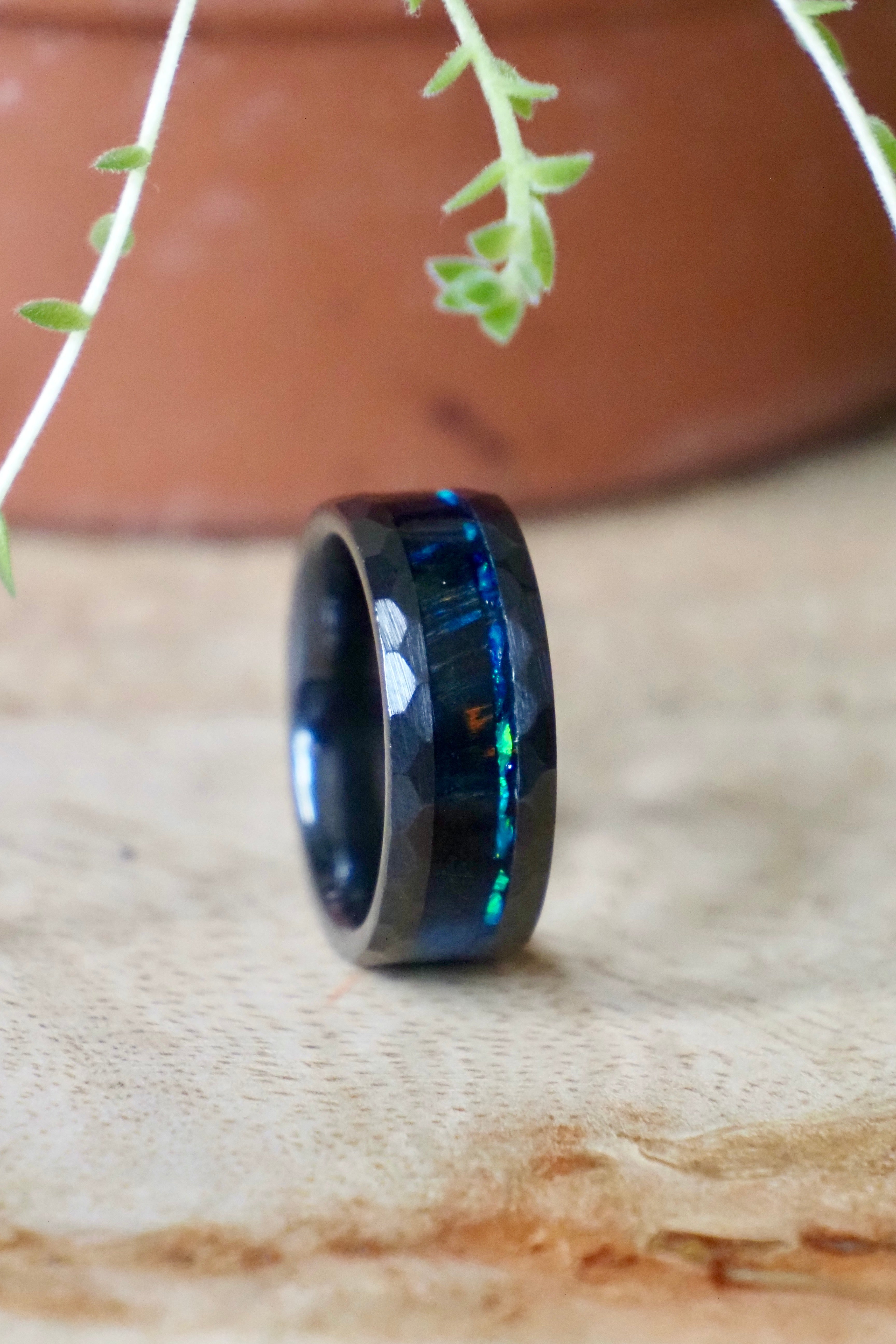 Birch + Faceted Ceramic & Bello Opal
