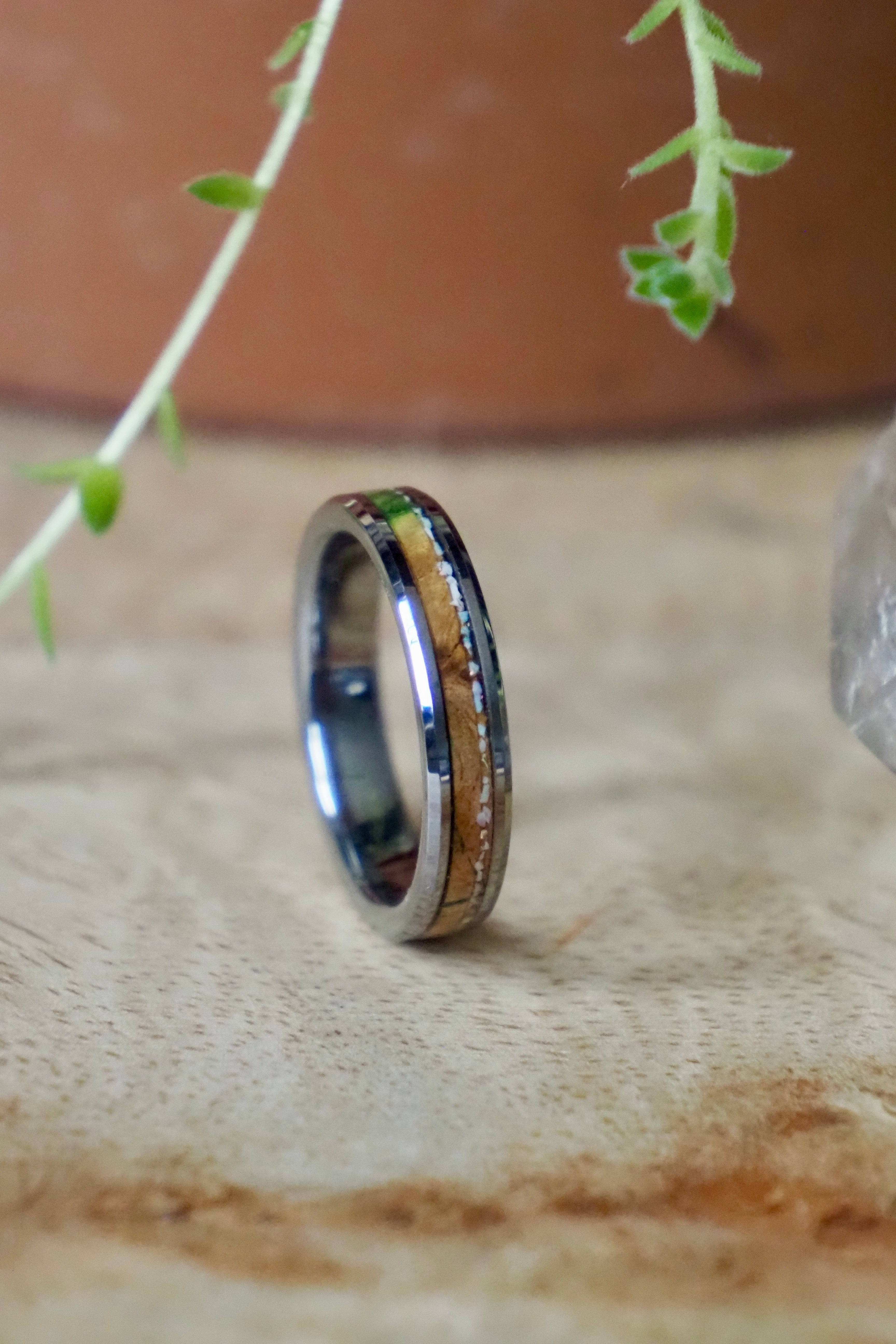 Maple & White Opal + Tungsten