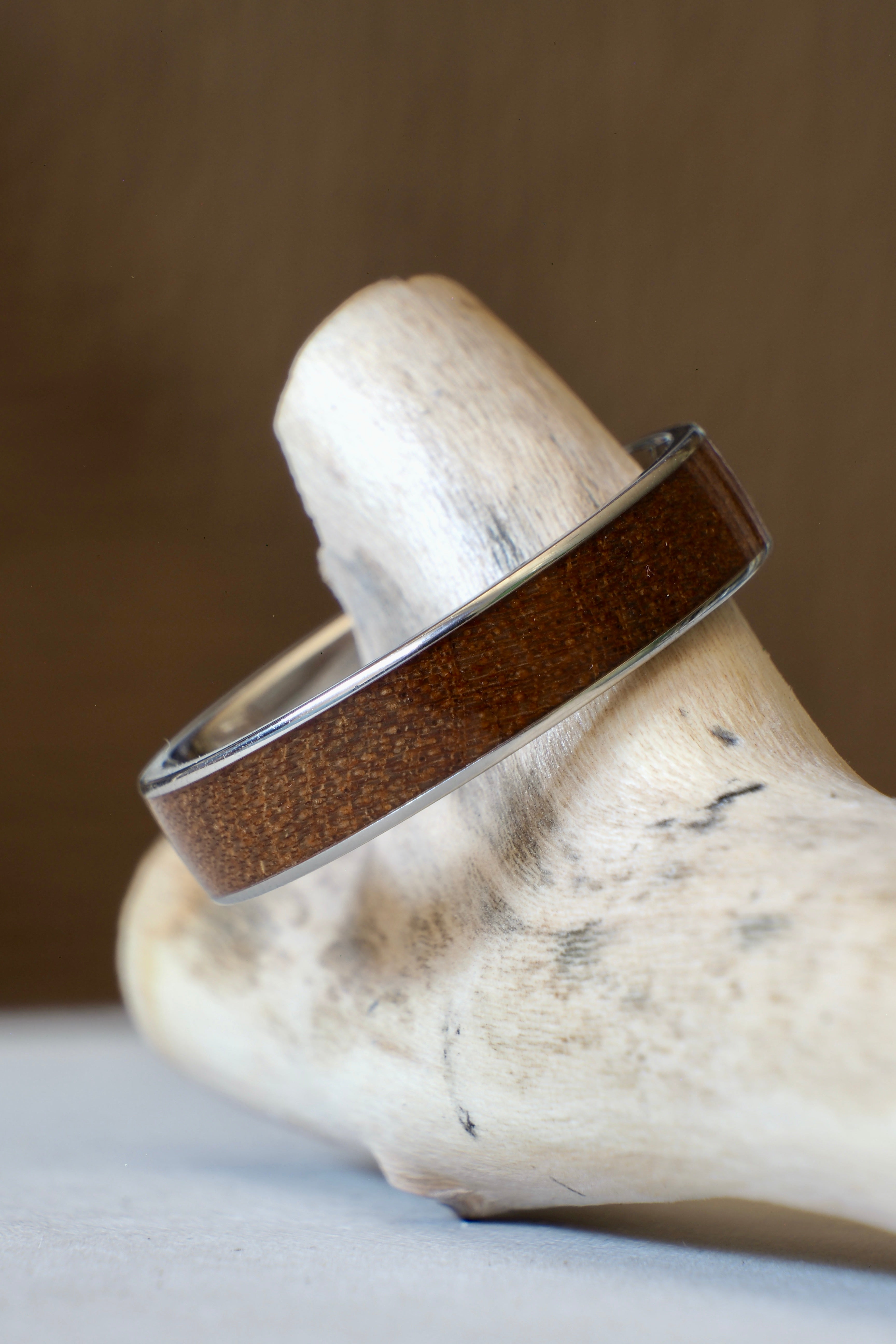 Sapele Mahogany + Steel