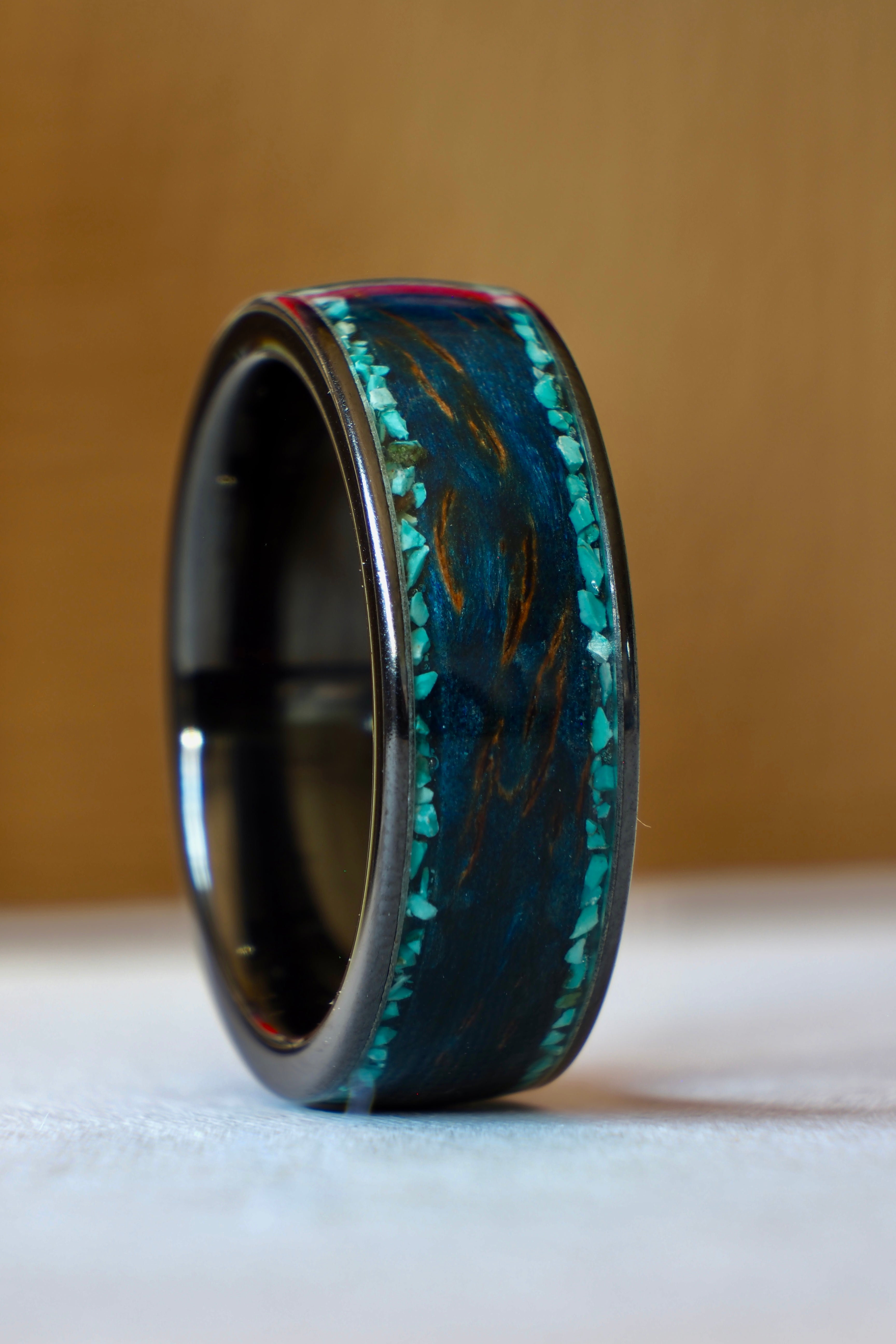 Birch + Ceramic & Chrysocolla