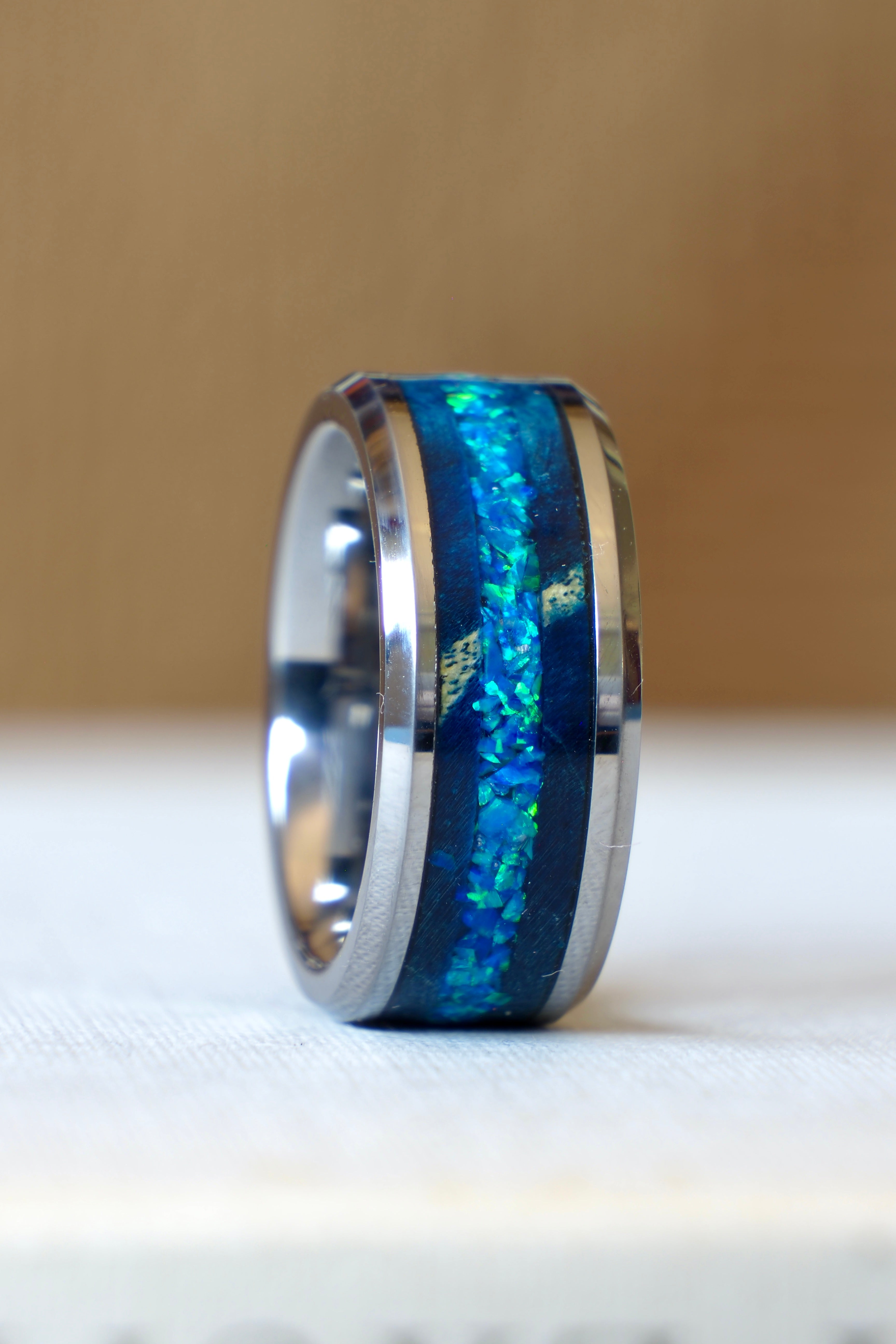 Basswood + Tungsten & Bello Opal