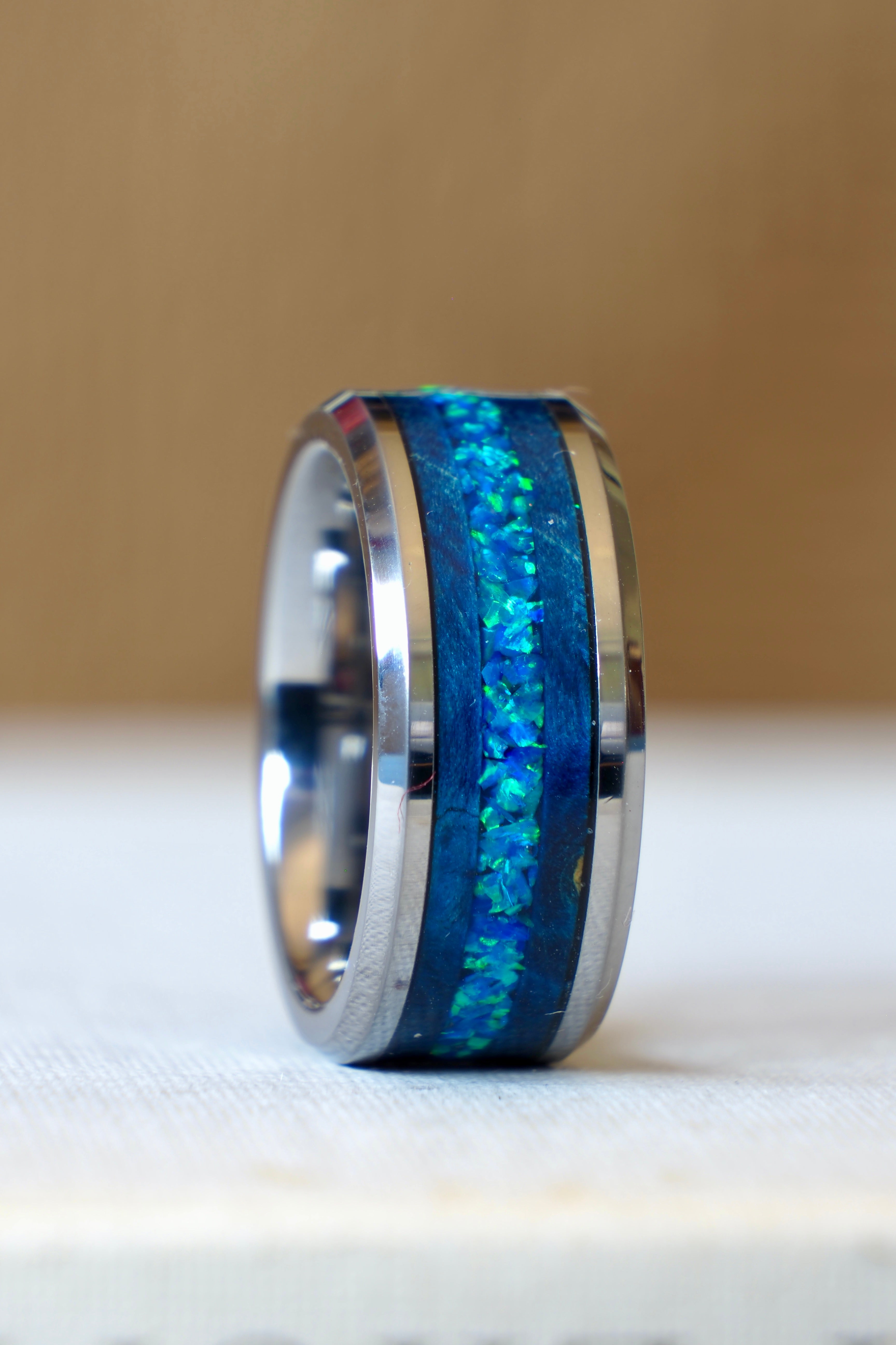 Basswood + Tungsten & Bello Opal