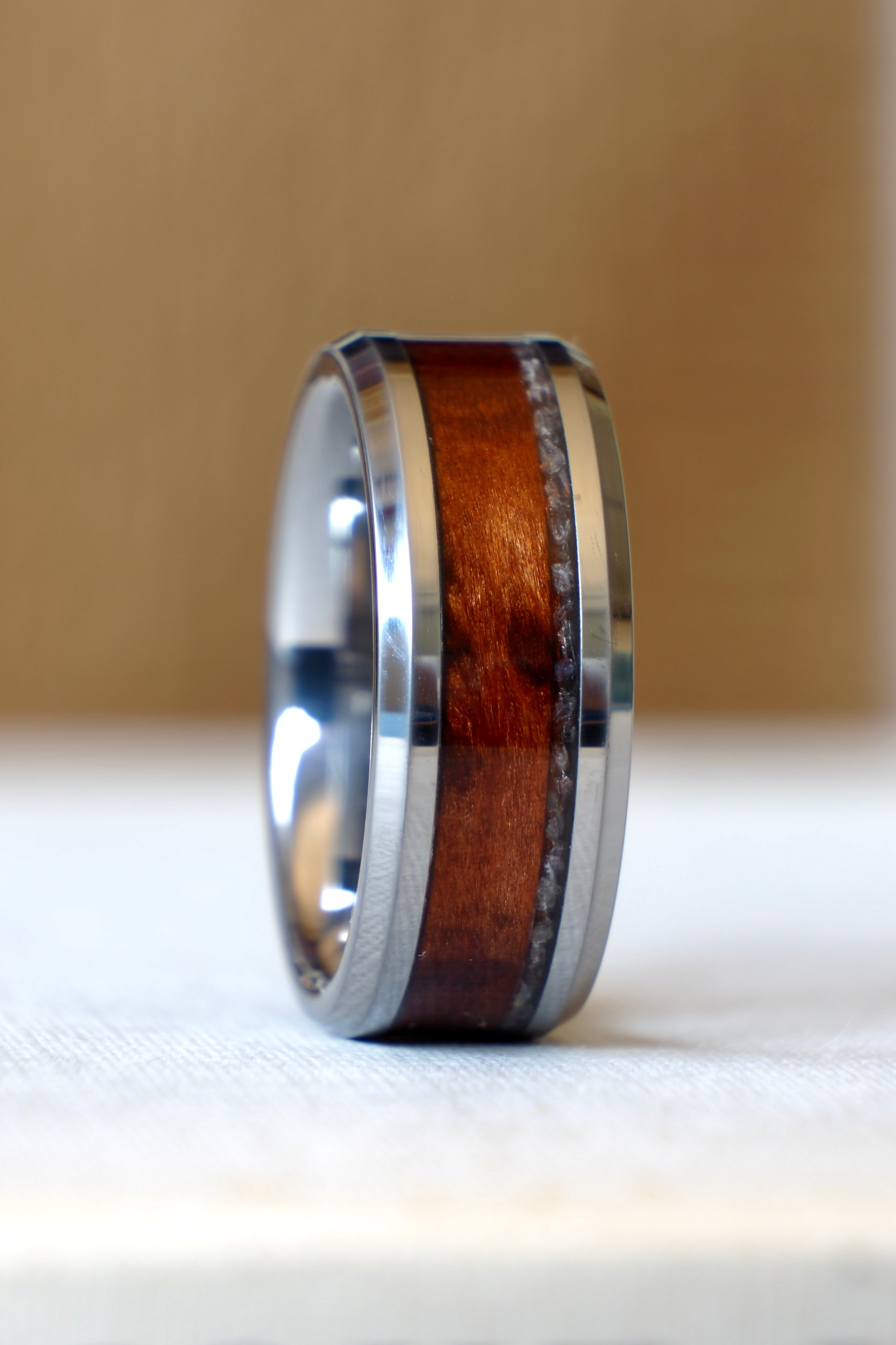 Californian Redwood & Labradorite + Tungsten
