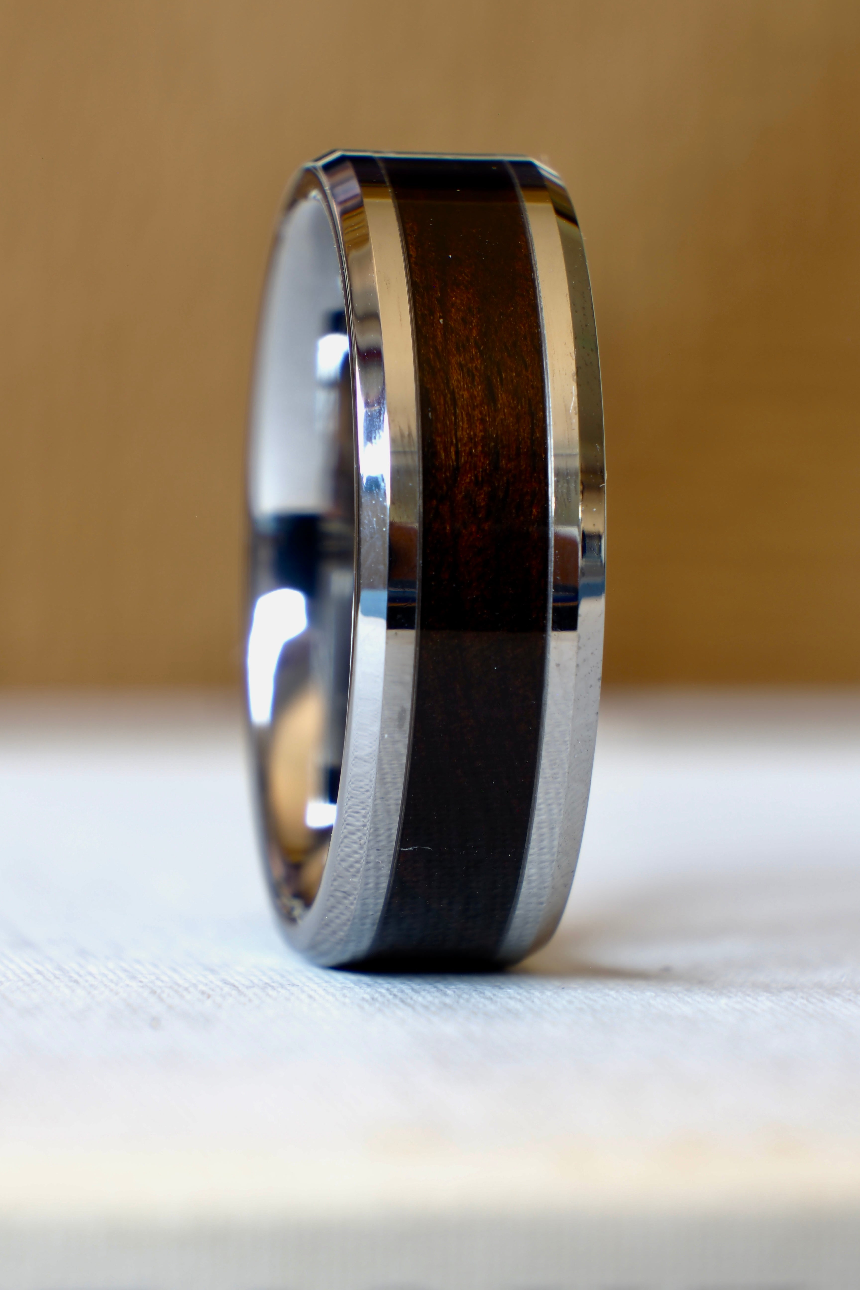 Ebony Macassar + Tungsten