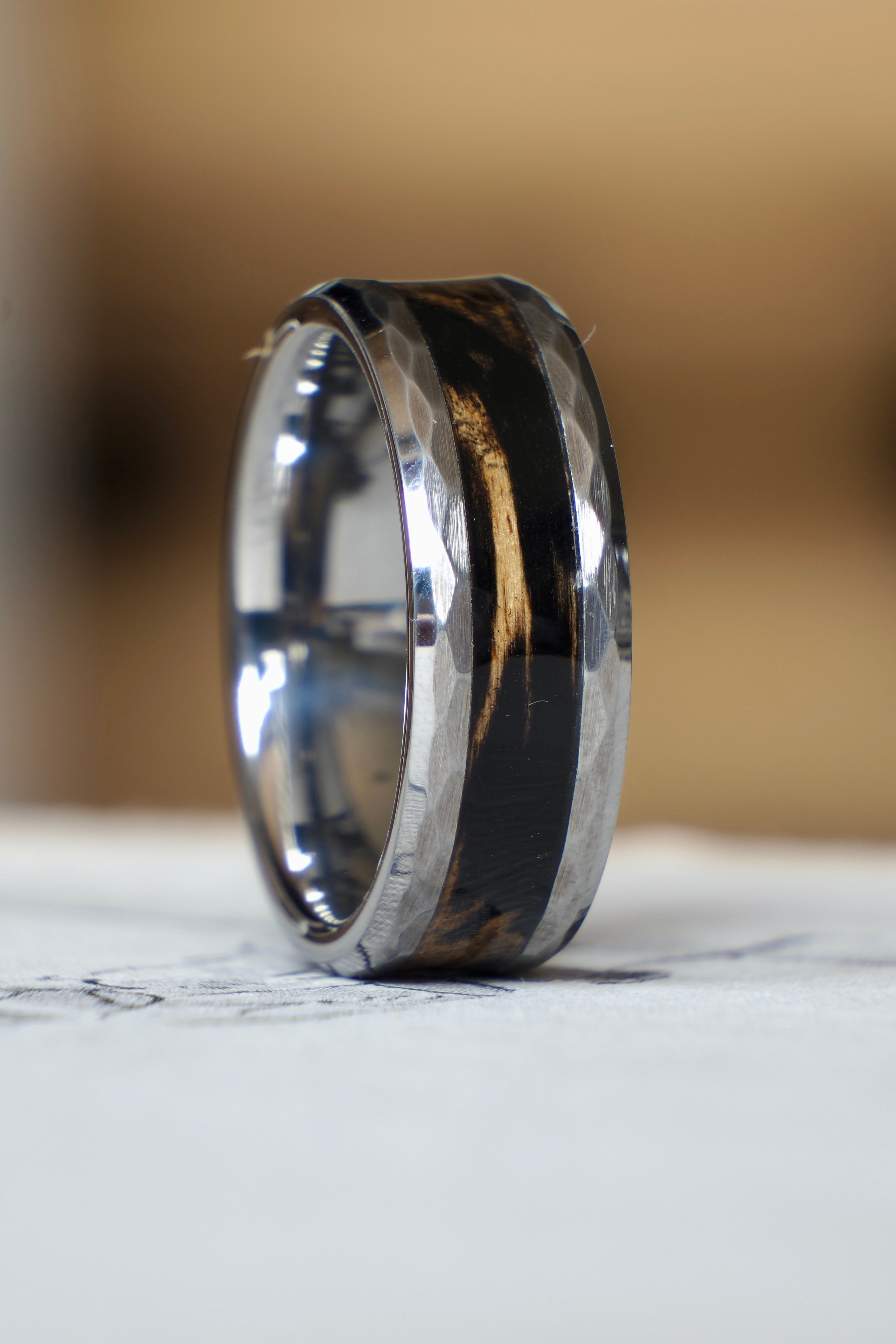 Dalmatian Ebony + Faceted Tungsten