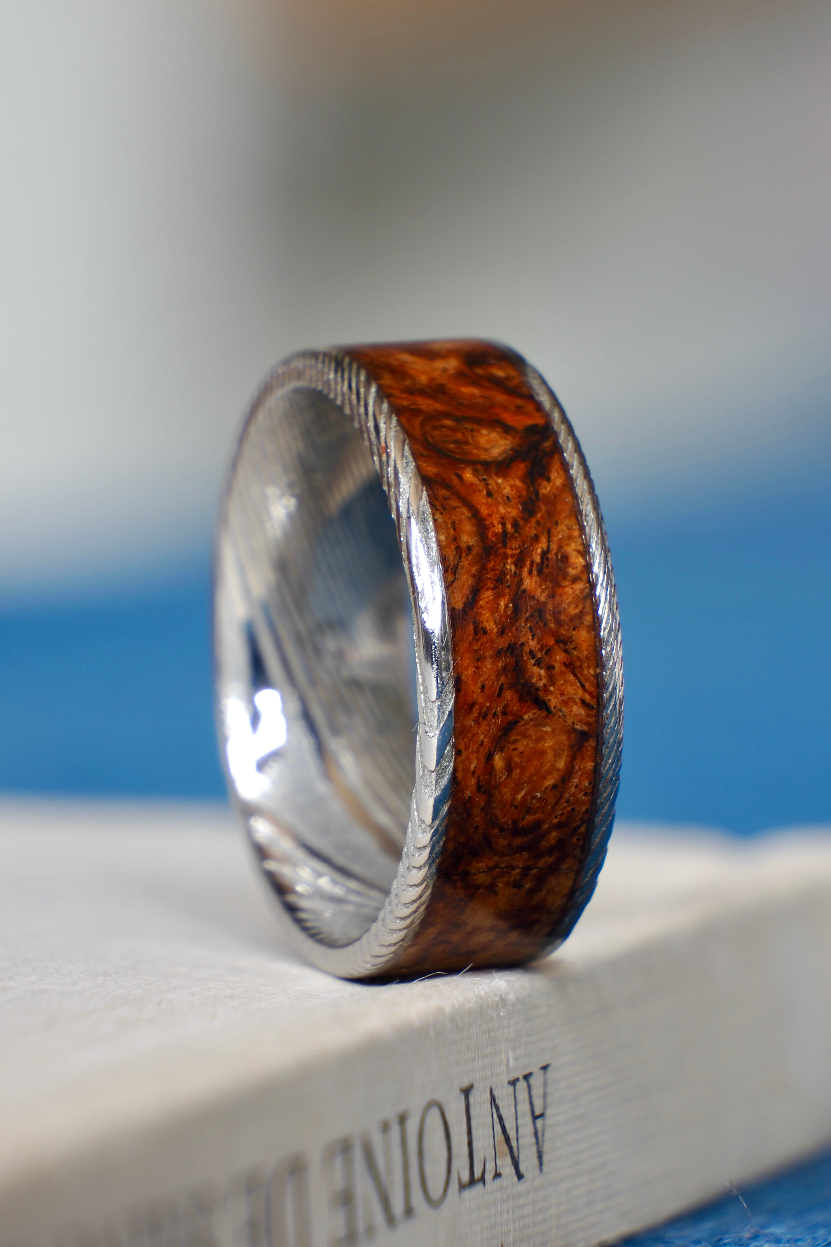 Amboyna + Damascus Steel