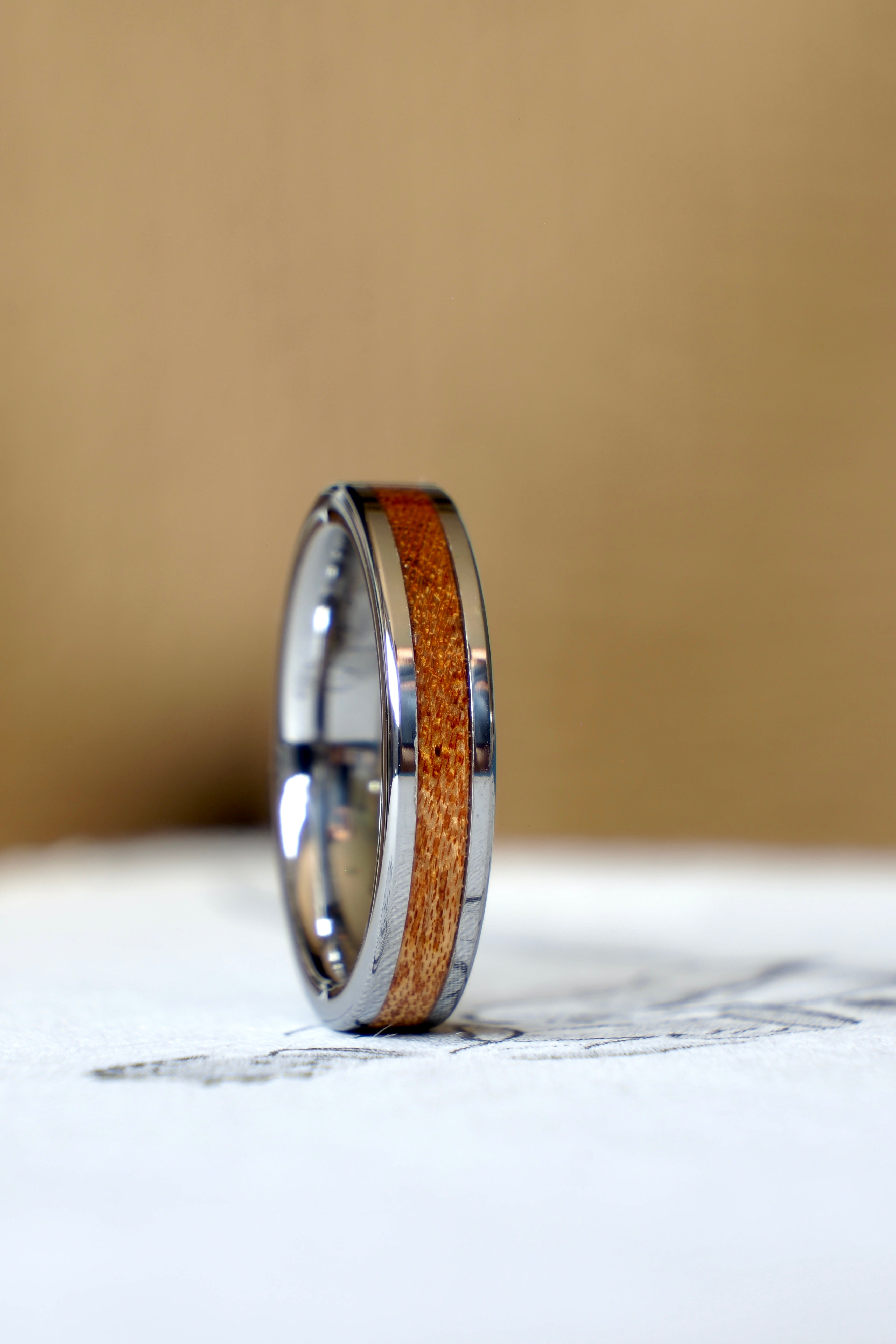 Sapele Mahogany + Tungsten