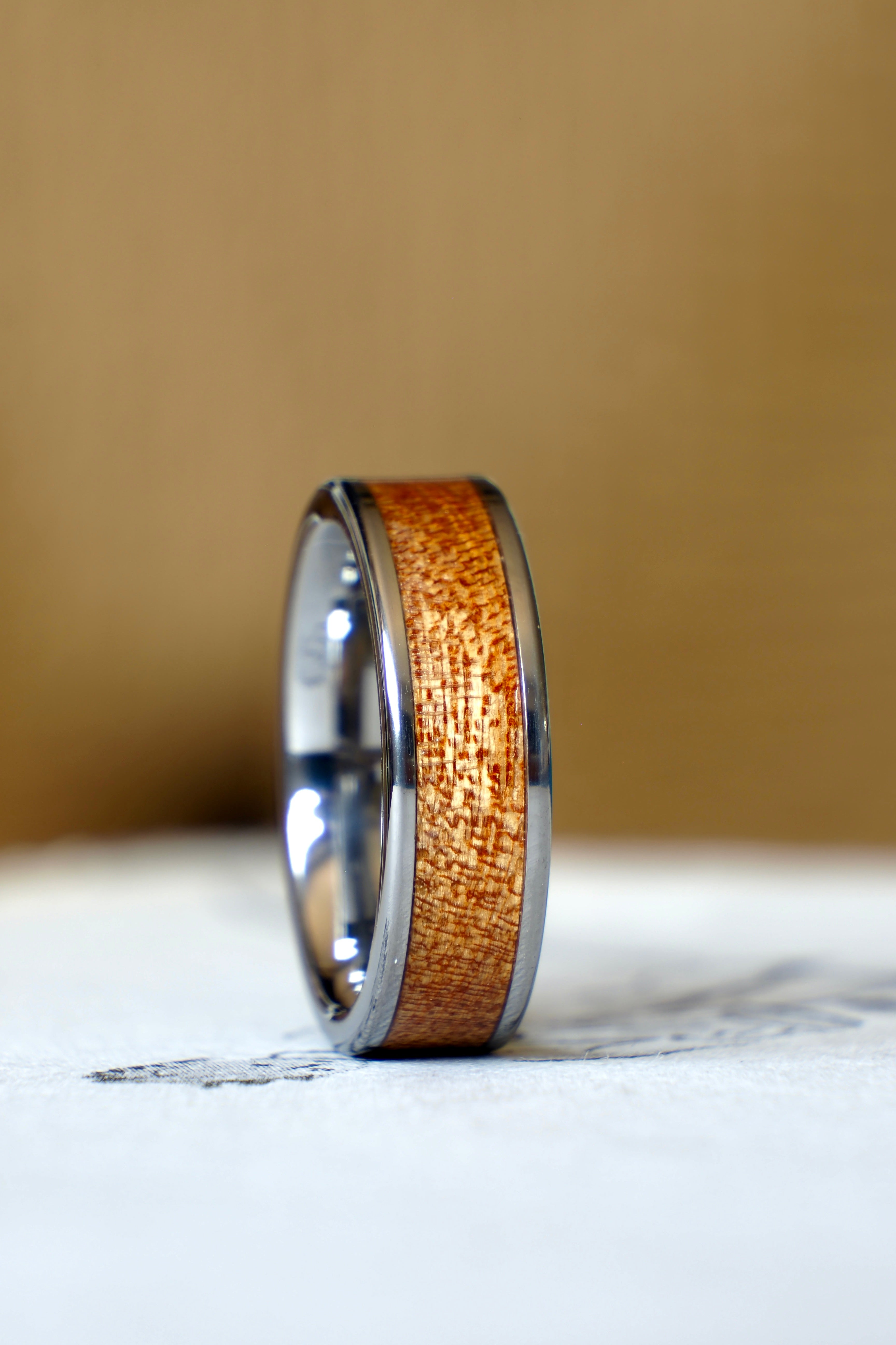 Sapele Mahogany + Tungsten