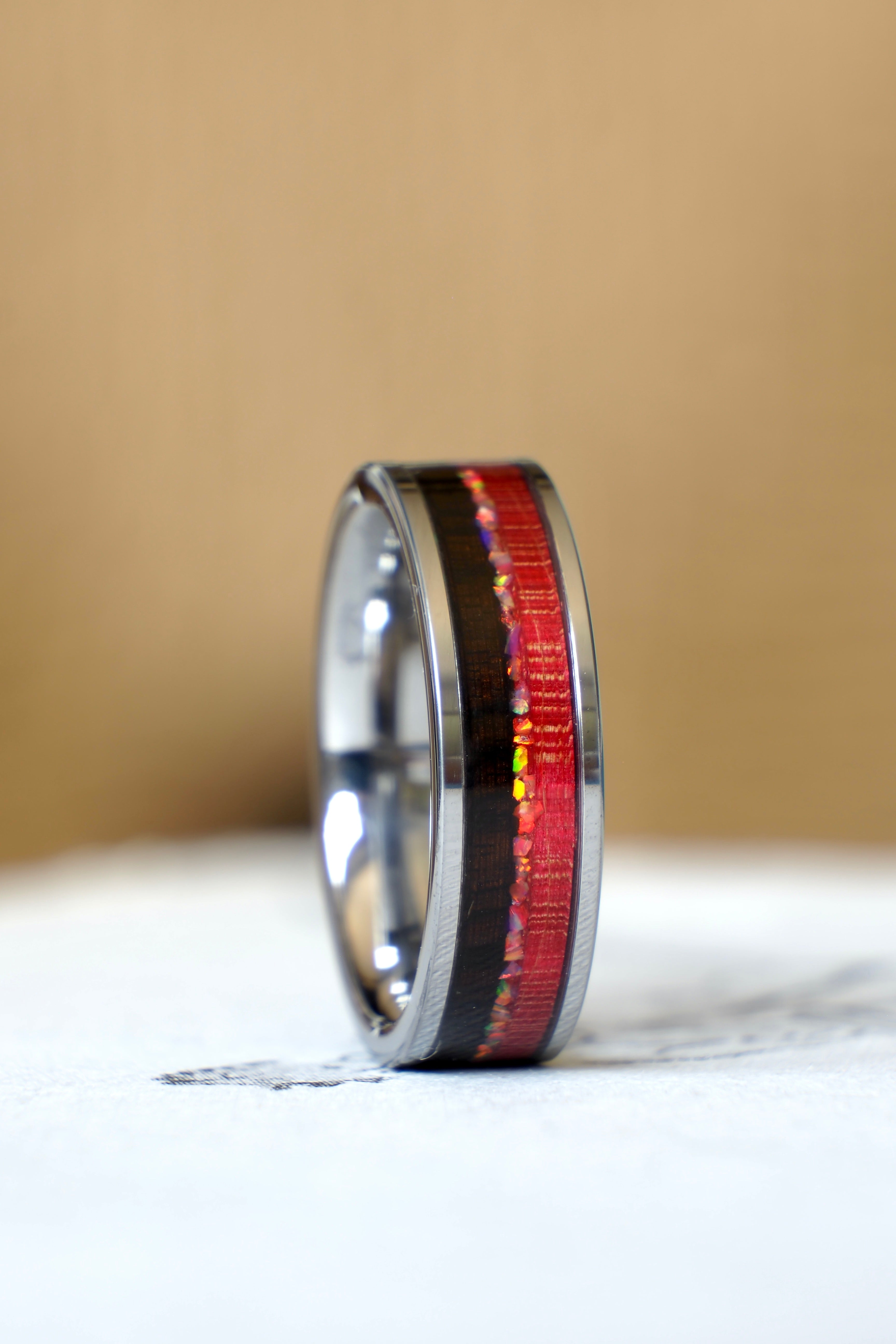 Ebony, Maple & Bello Opal + Tungsten