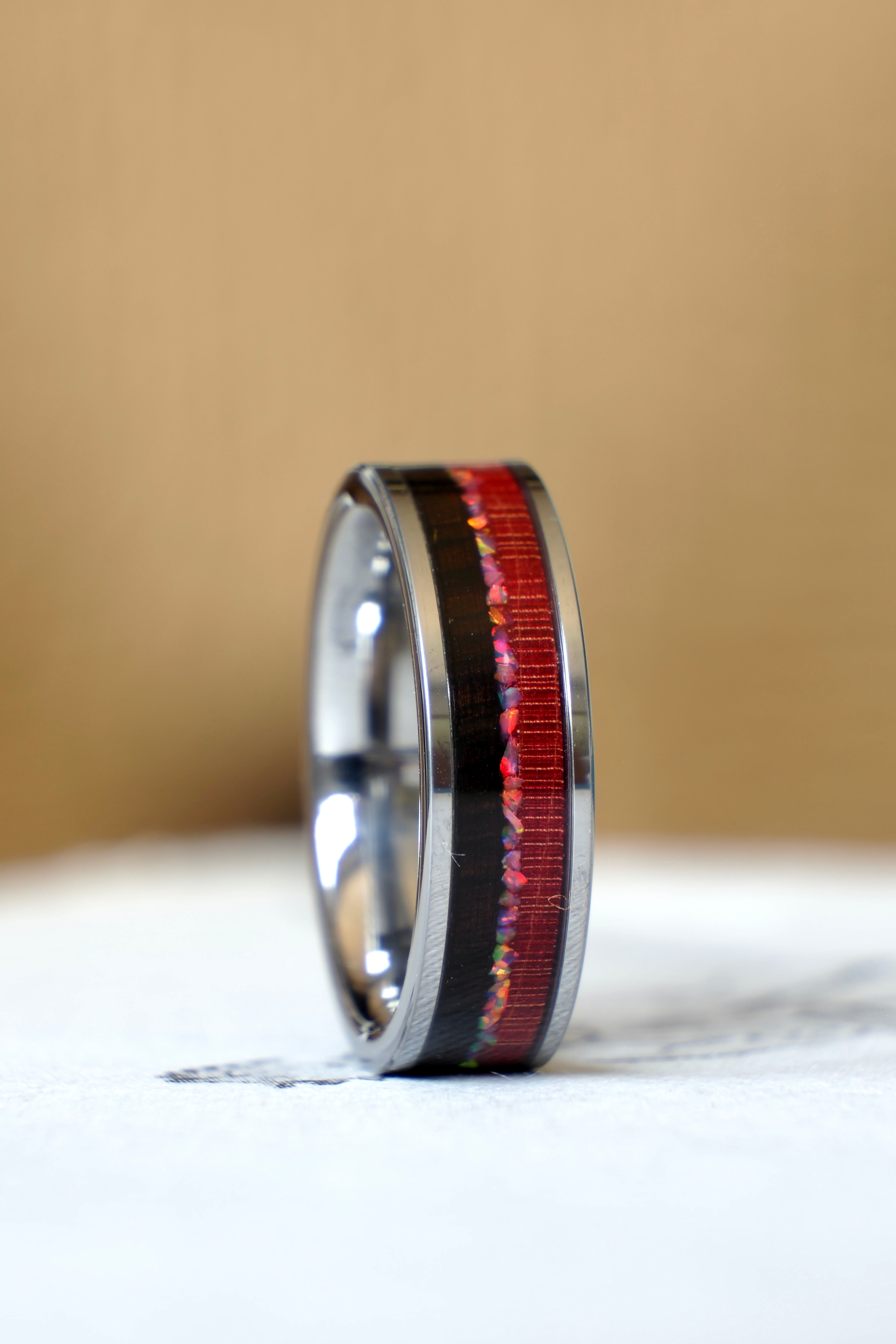 Ebony, Maple & Bello Opal + Tungsten