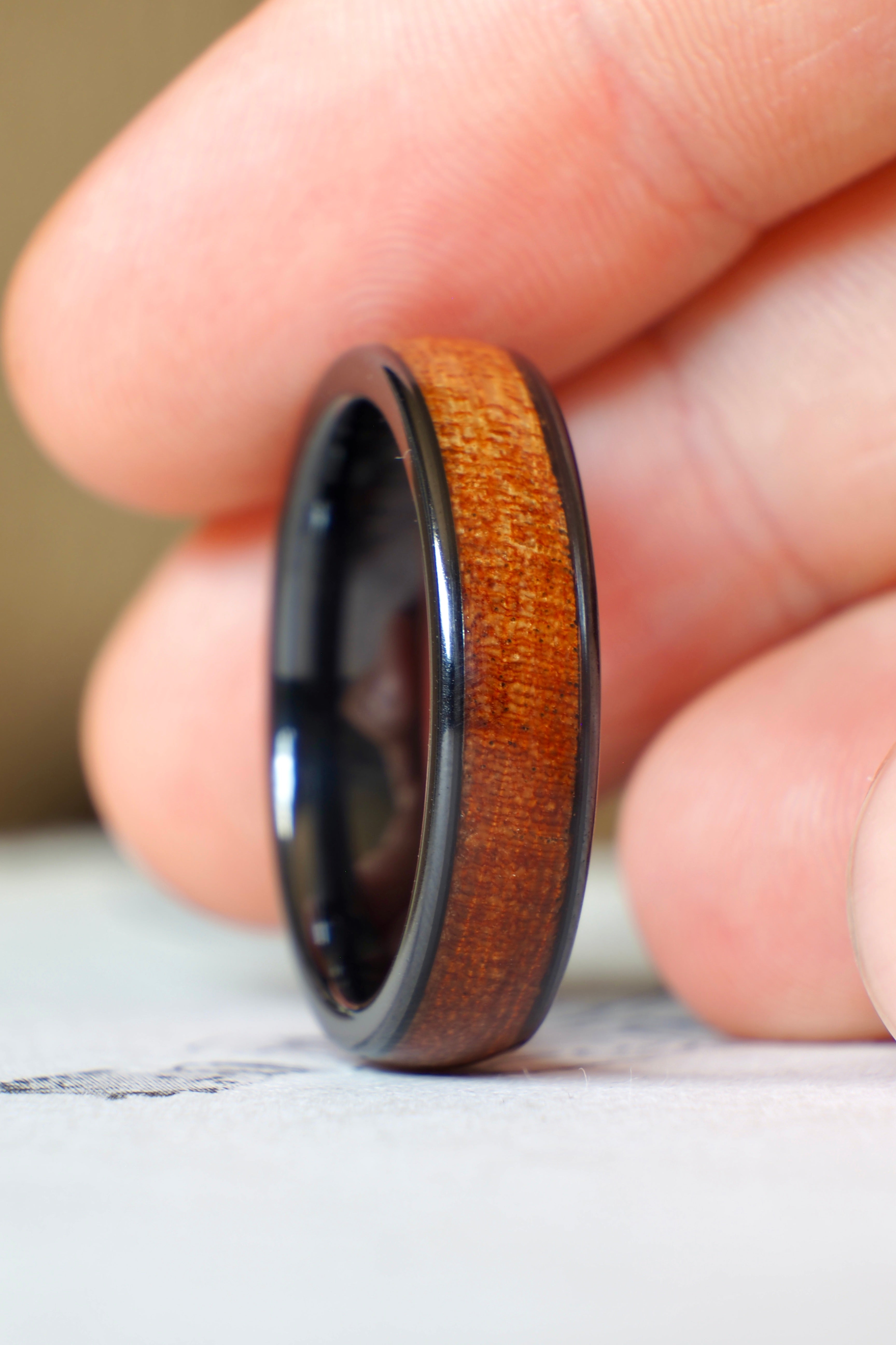 Sapele Mahogany + Ceramic