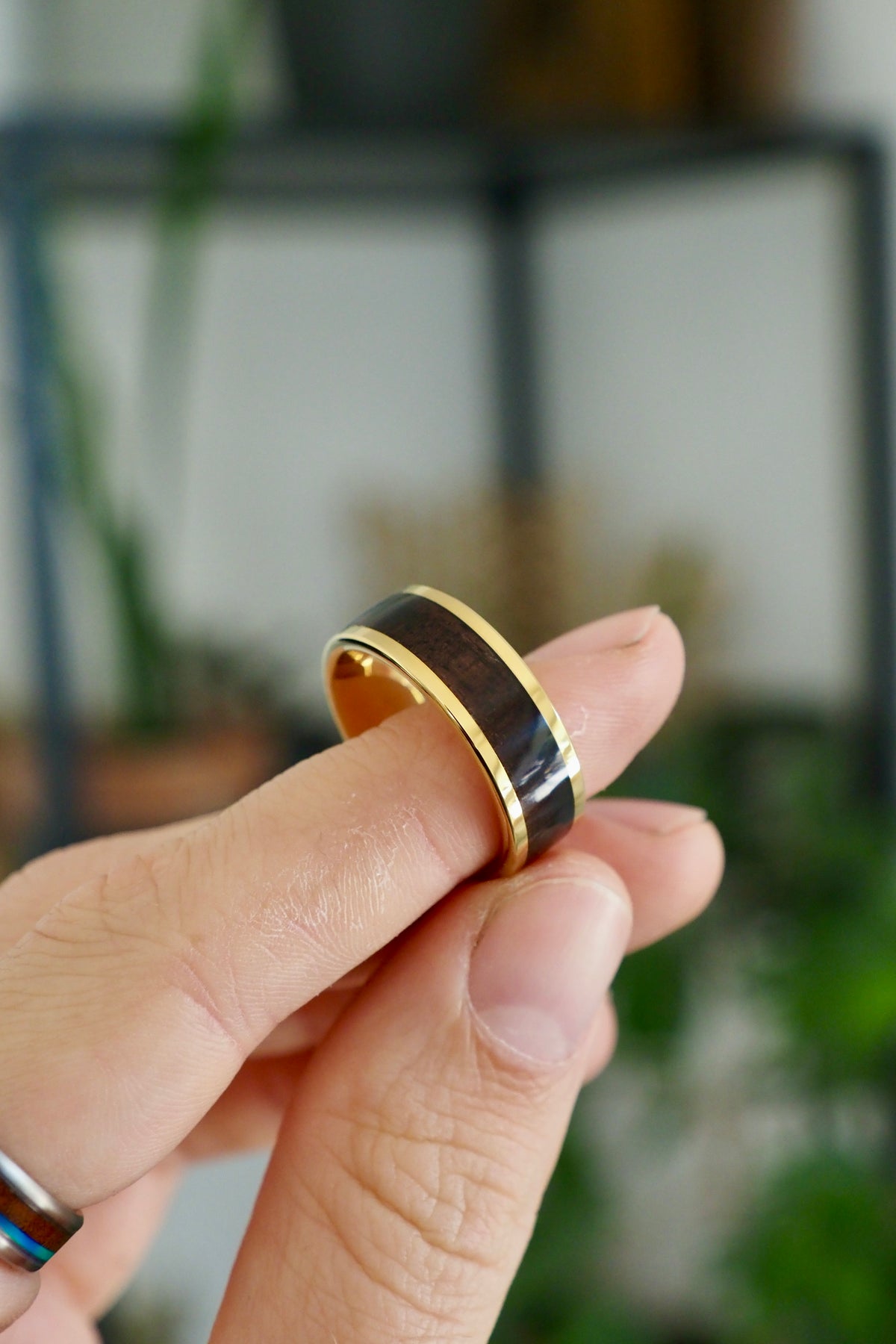 American Walnut + Gold Tungsten