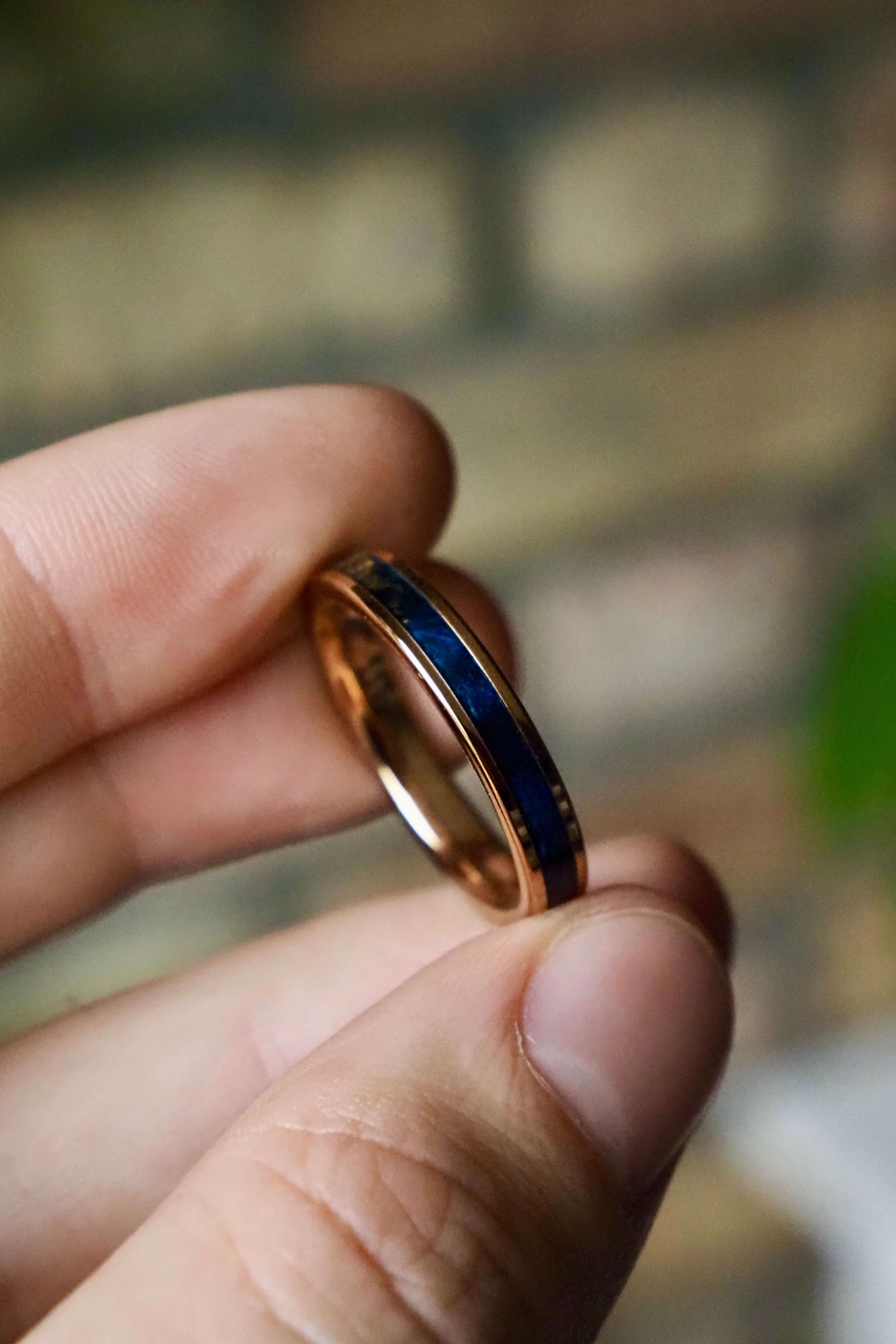 Birch + Rose Gold Tungsten