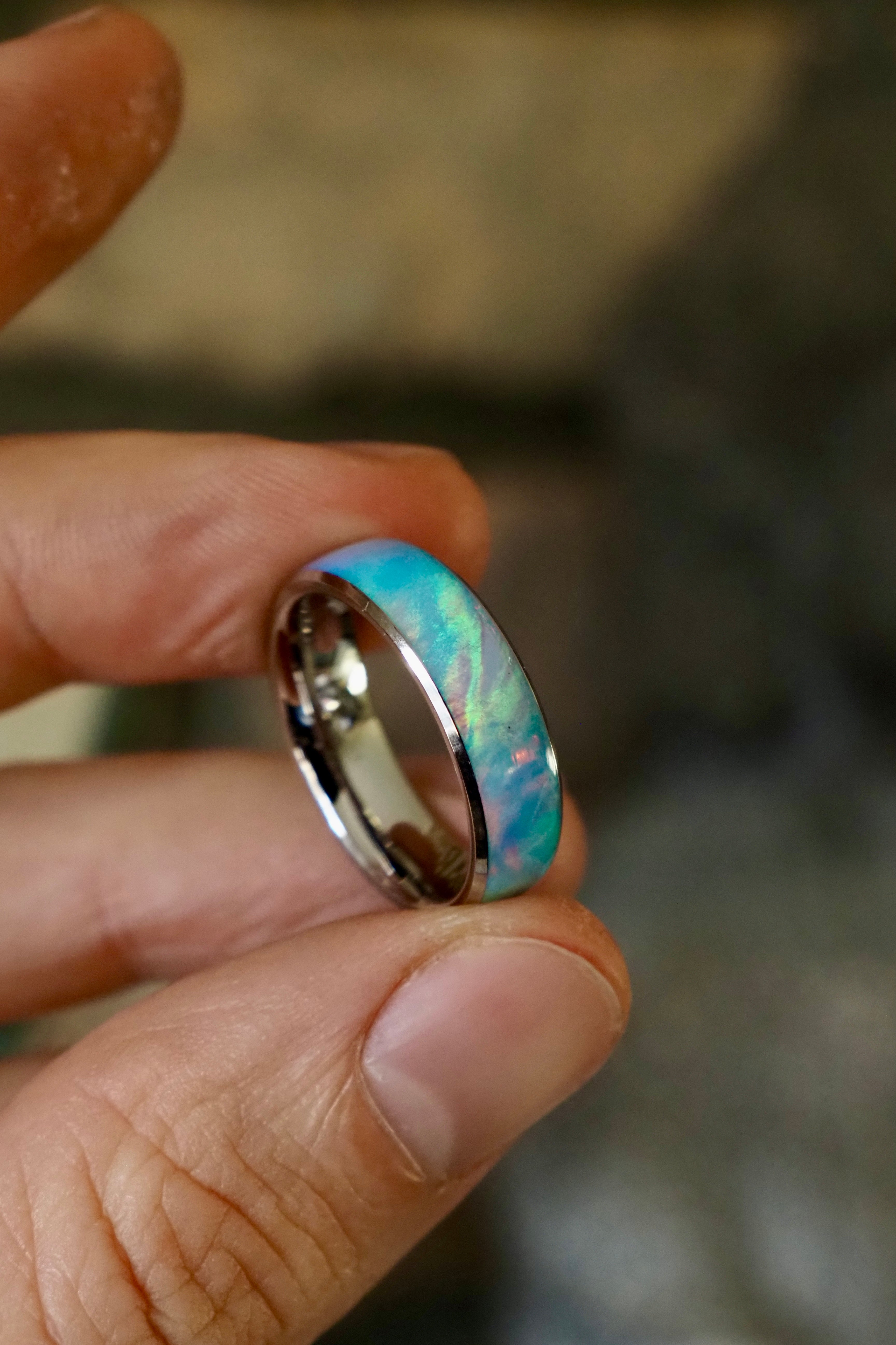 Aurora Opal Ring