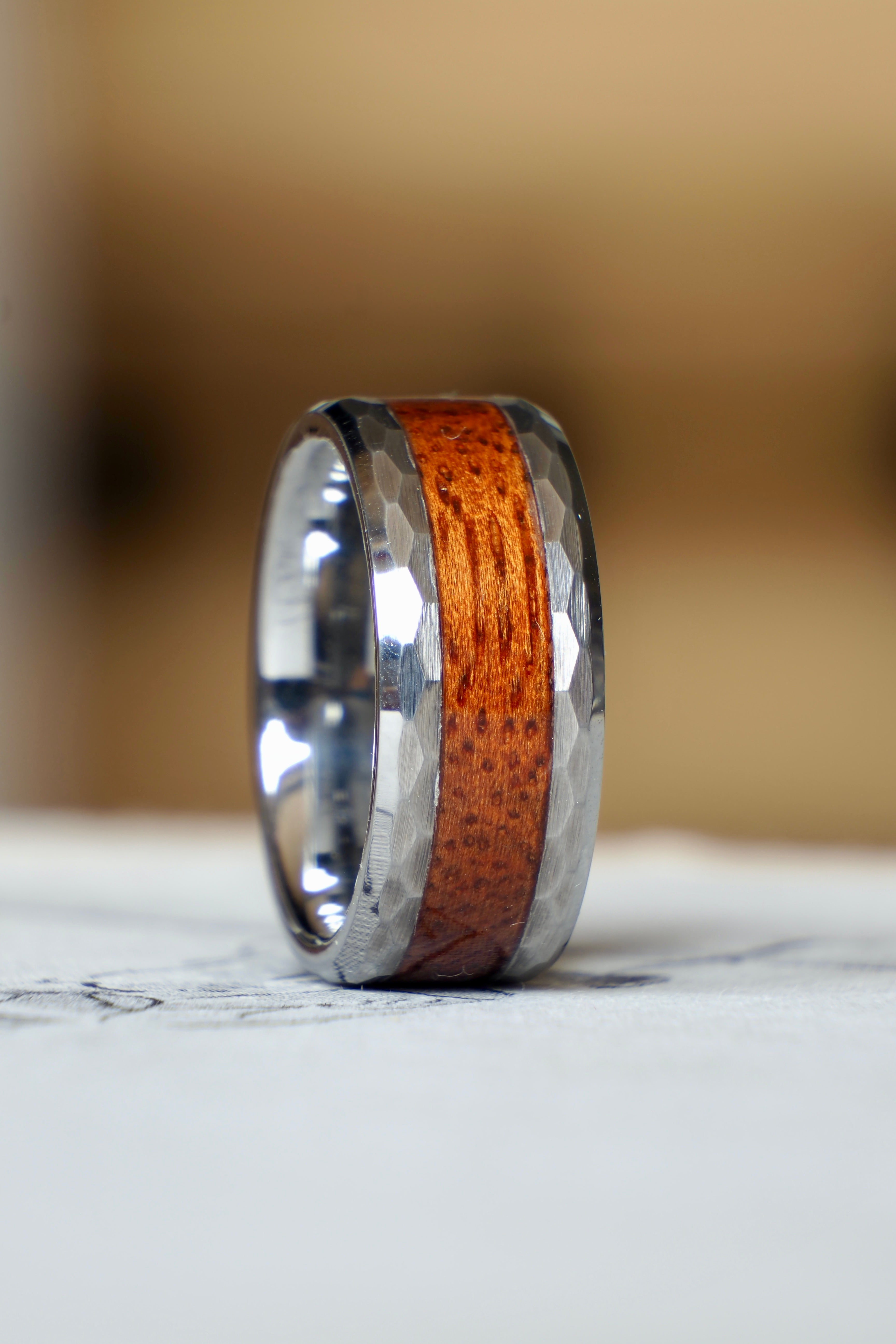 Gombe Mahogany + Faceted Tungsten