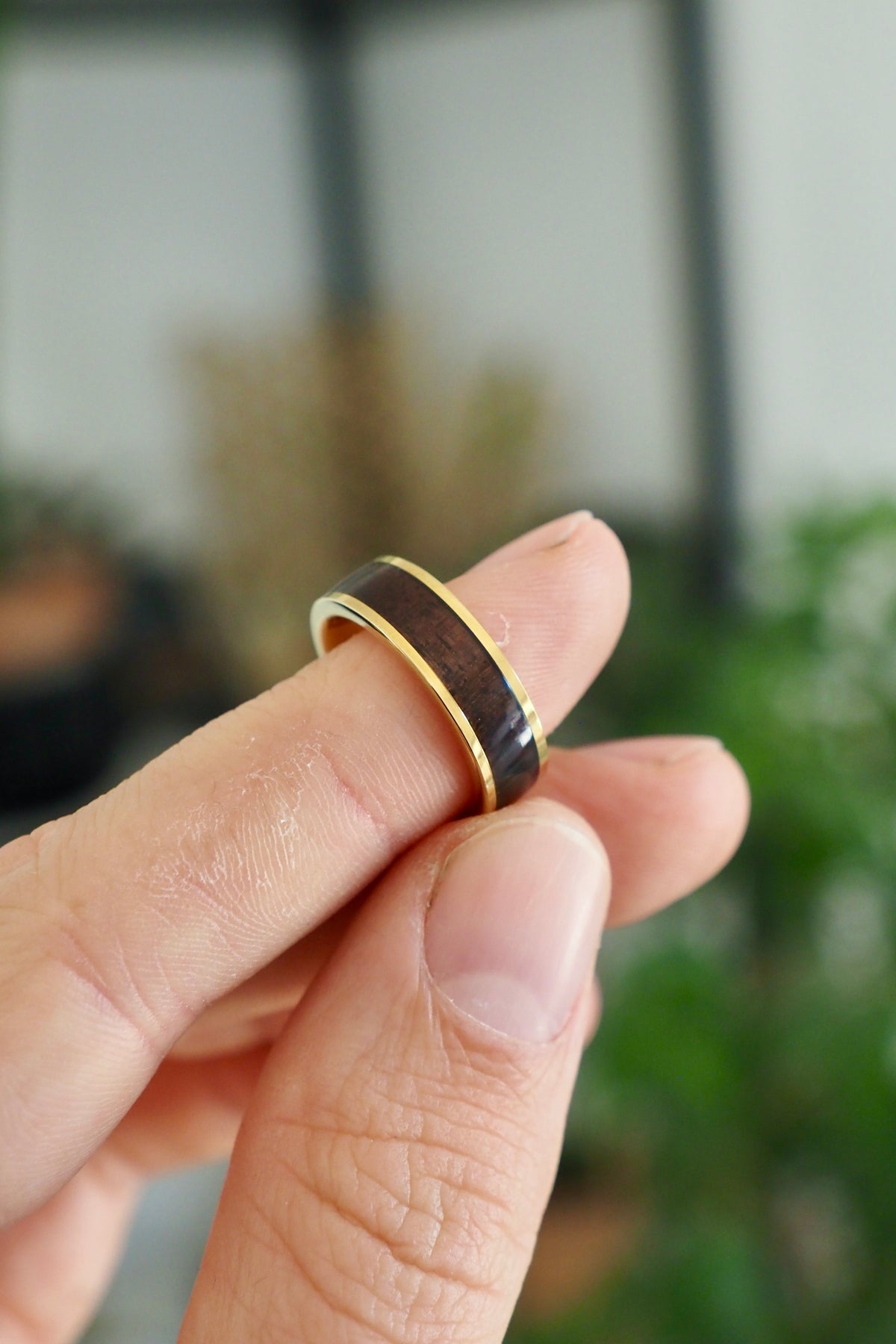 American Walnut + Gold Tungsten